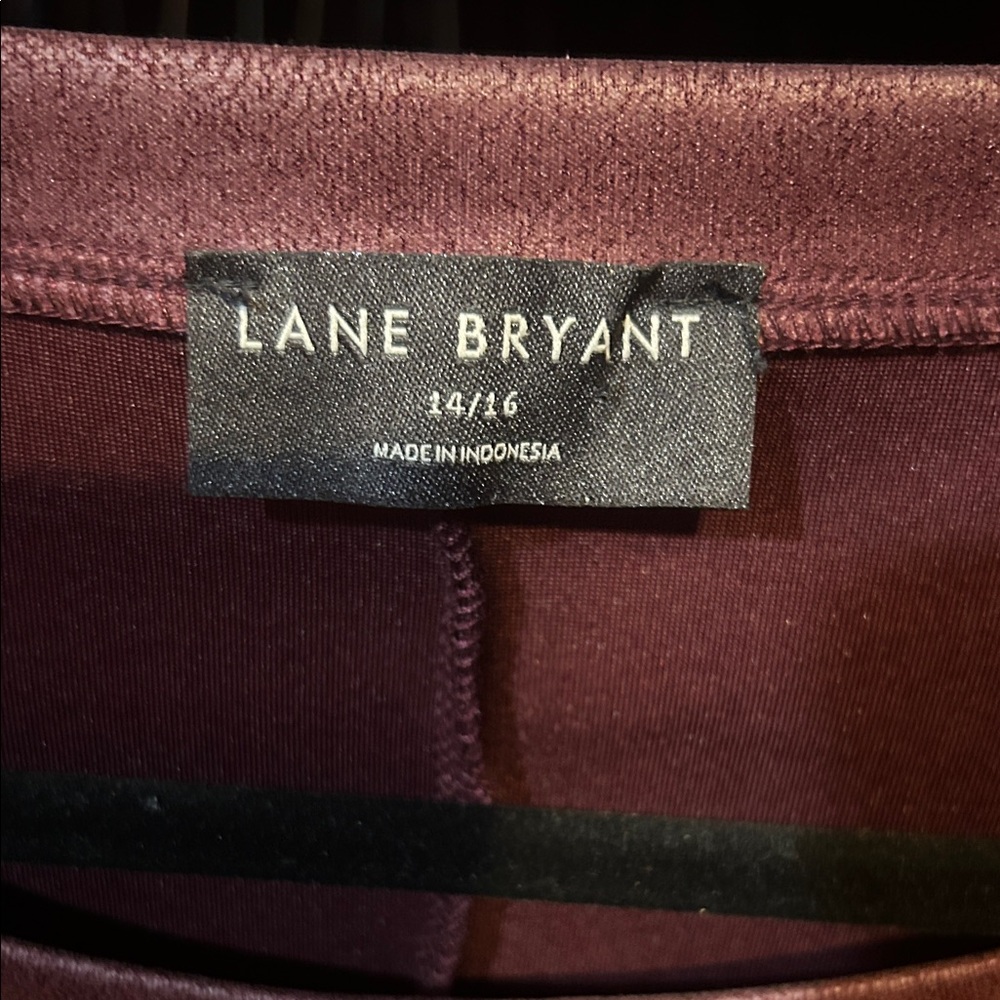 Lane Bryant Rich Purple Blouse - Picture 2 of 3